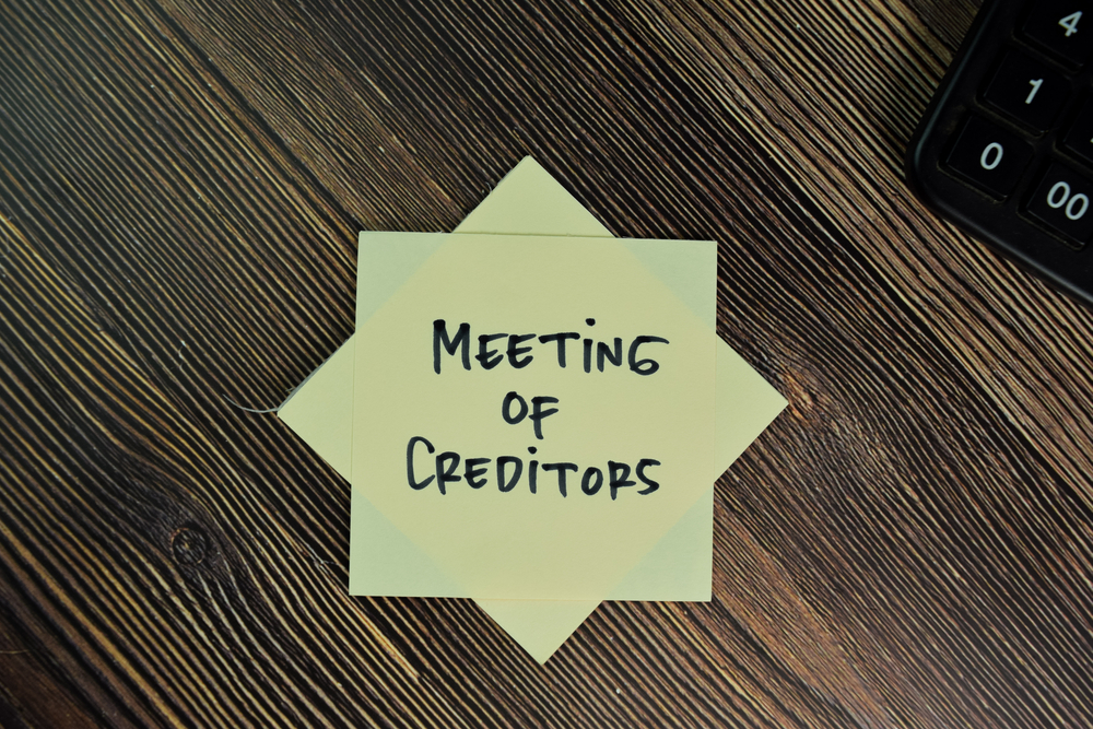 What happens during a creditor hearing?